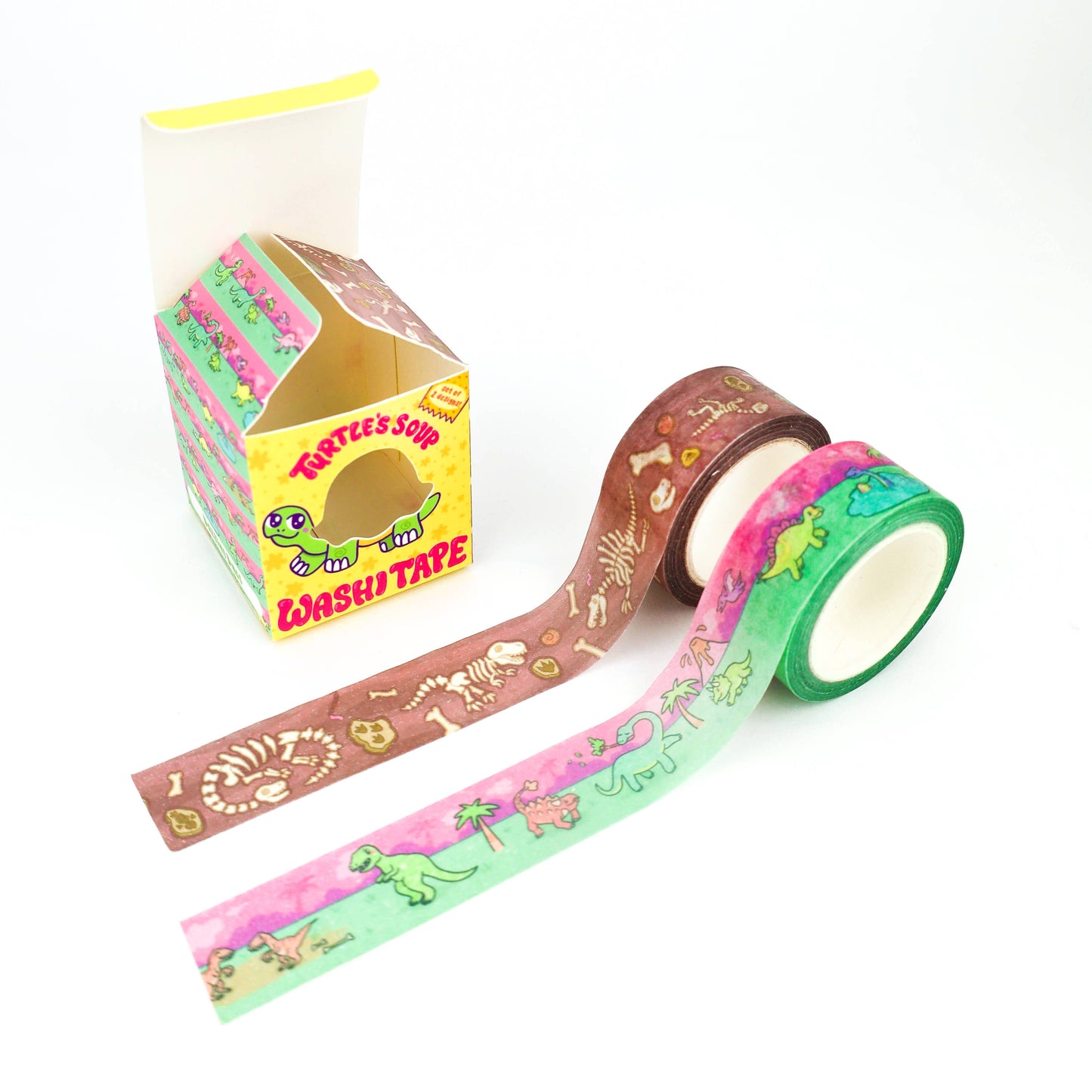 Dinosaur Pack Japanese Washi Masking Tape Box Set