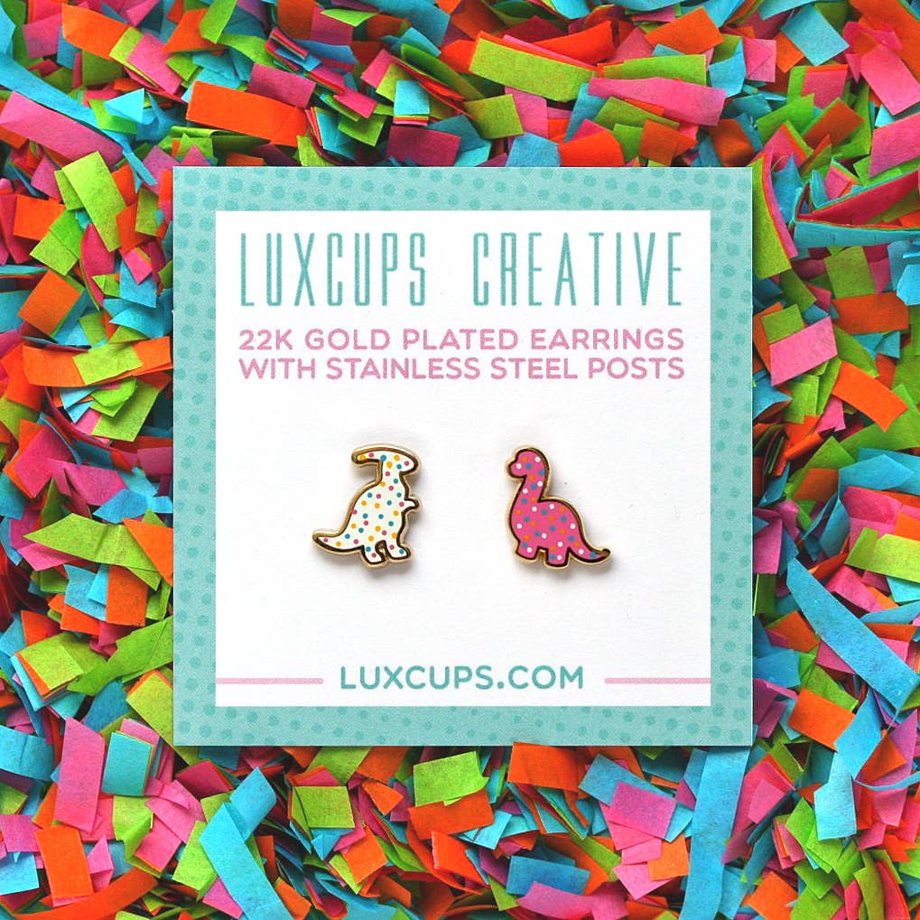 Dino Cookie Style Earrings