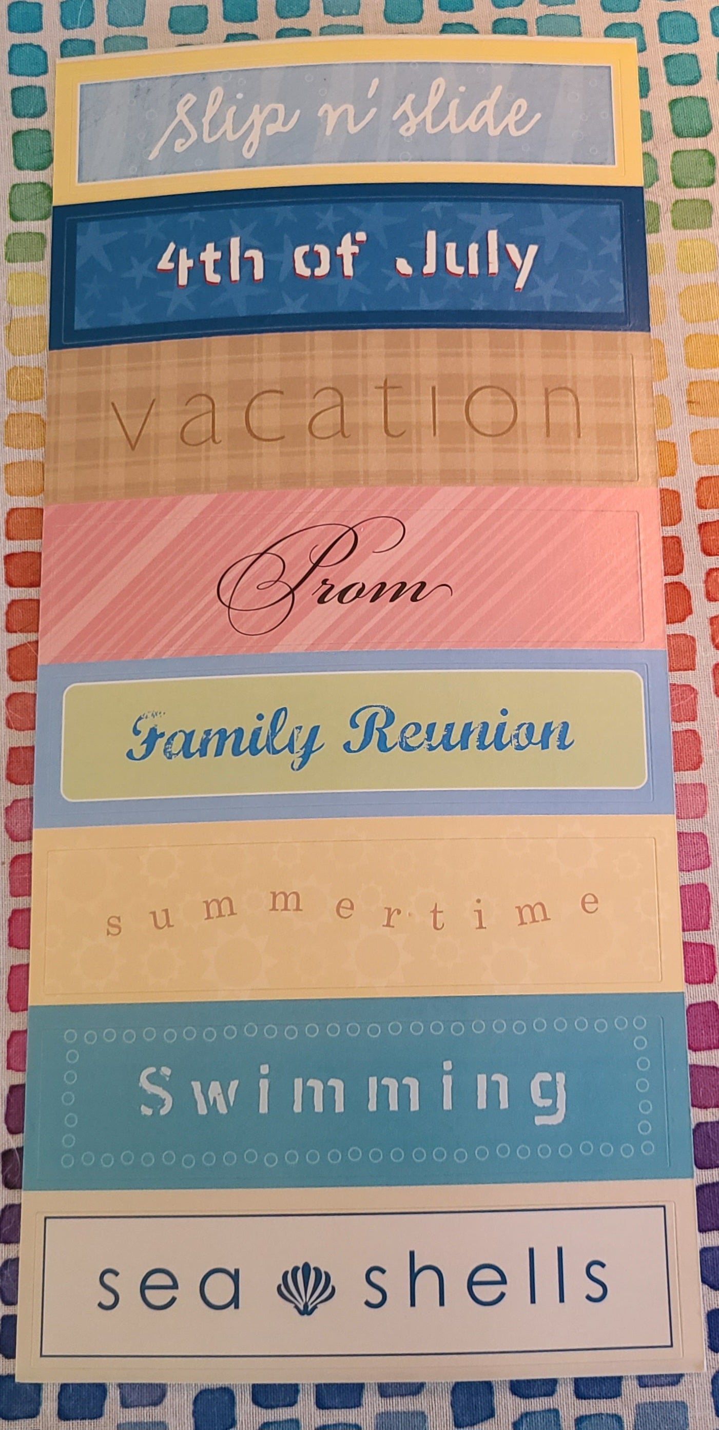 4th of July Family Reunion Sticker Sheet