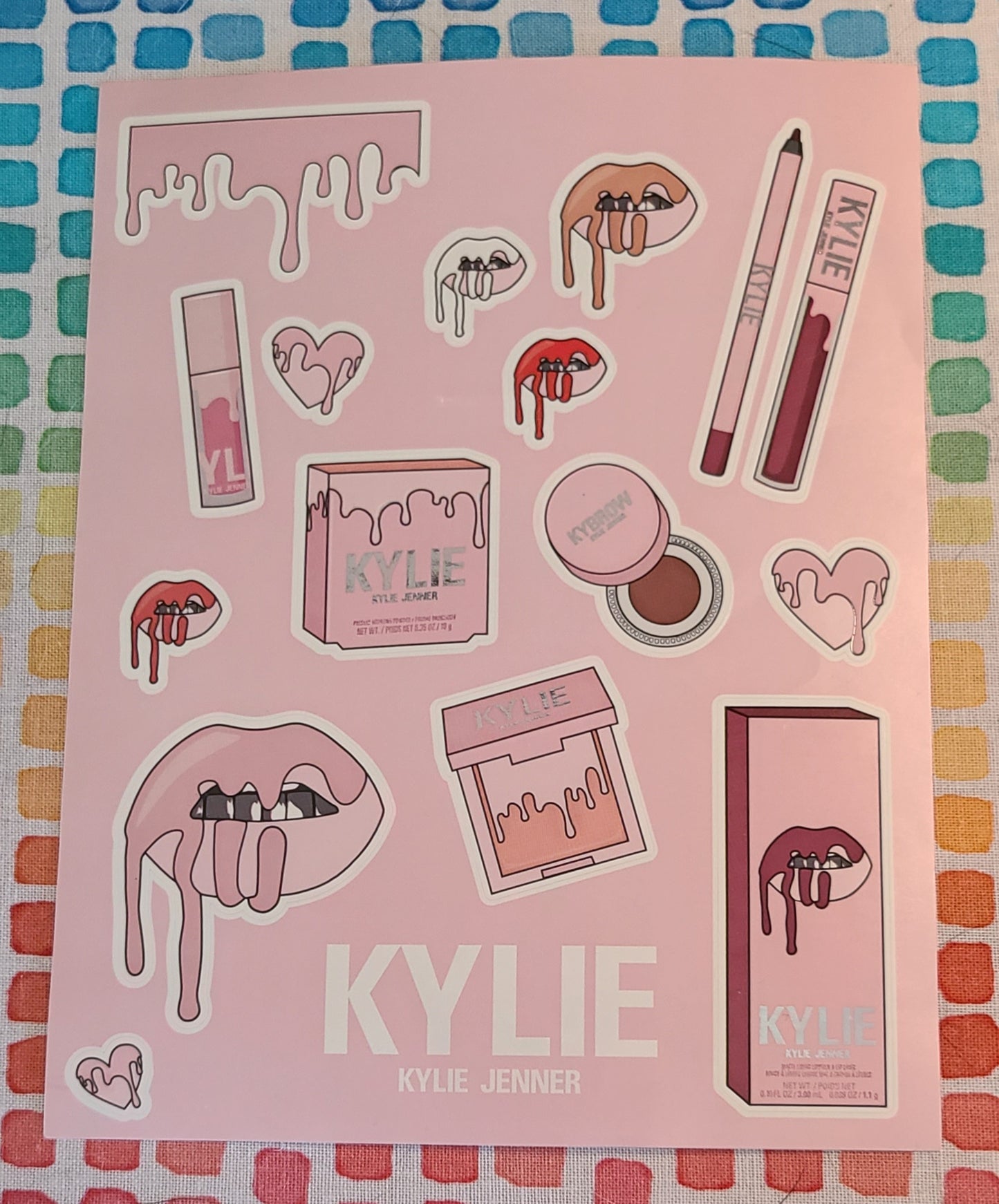 Kylie Jenner Sticker Sheet