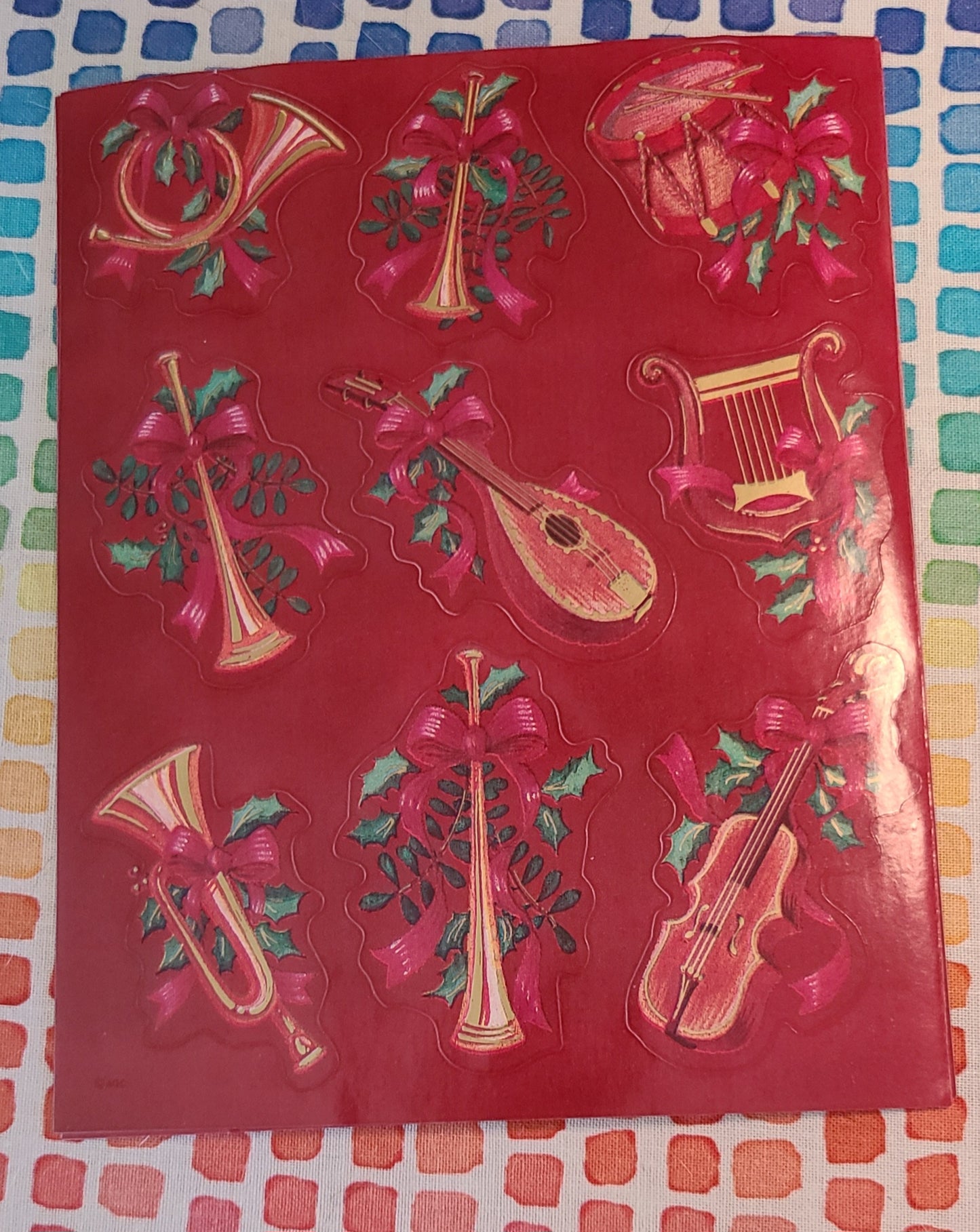 AGC Holiday Instruments Sticker Sheet