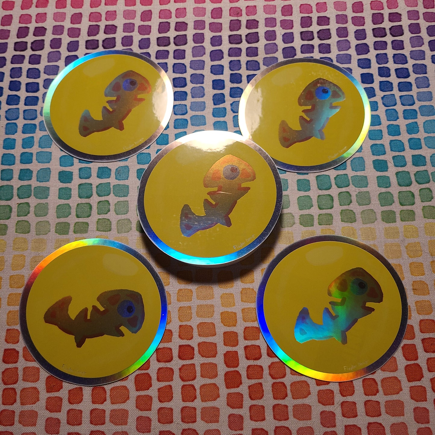 Salmonid egg stickers