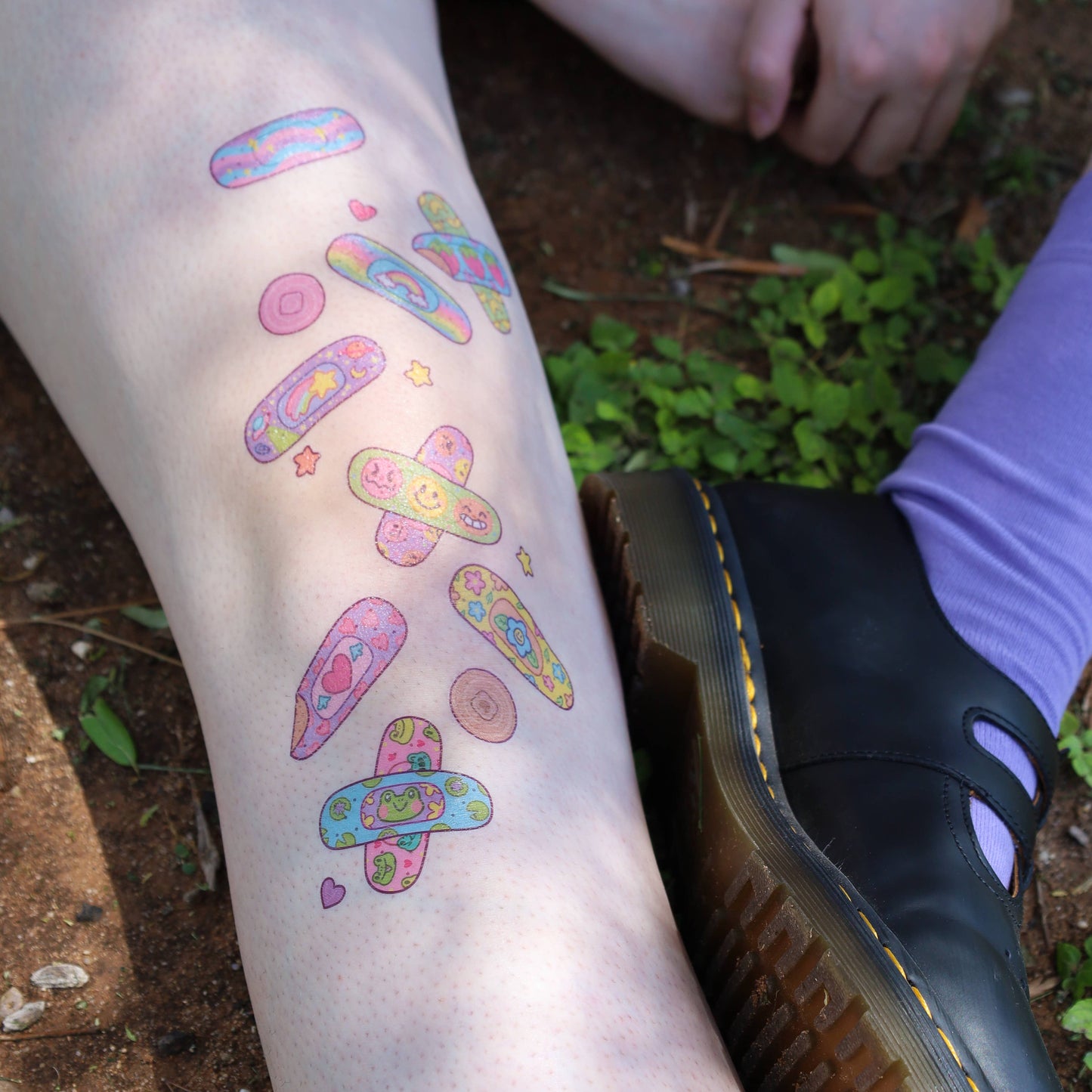 Happy Bandages Temporary Tattoo Festival Party Sheets