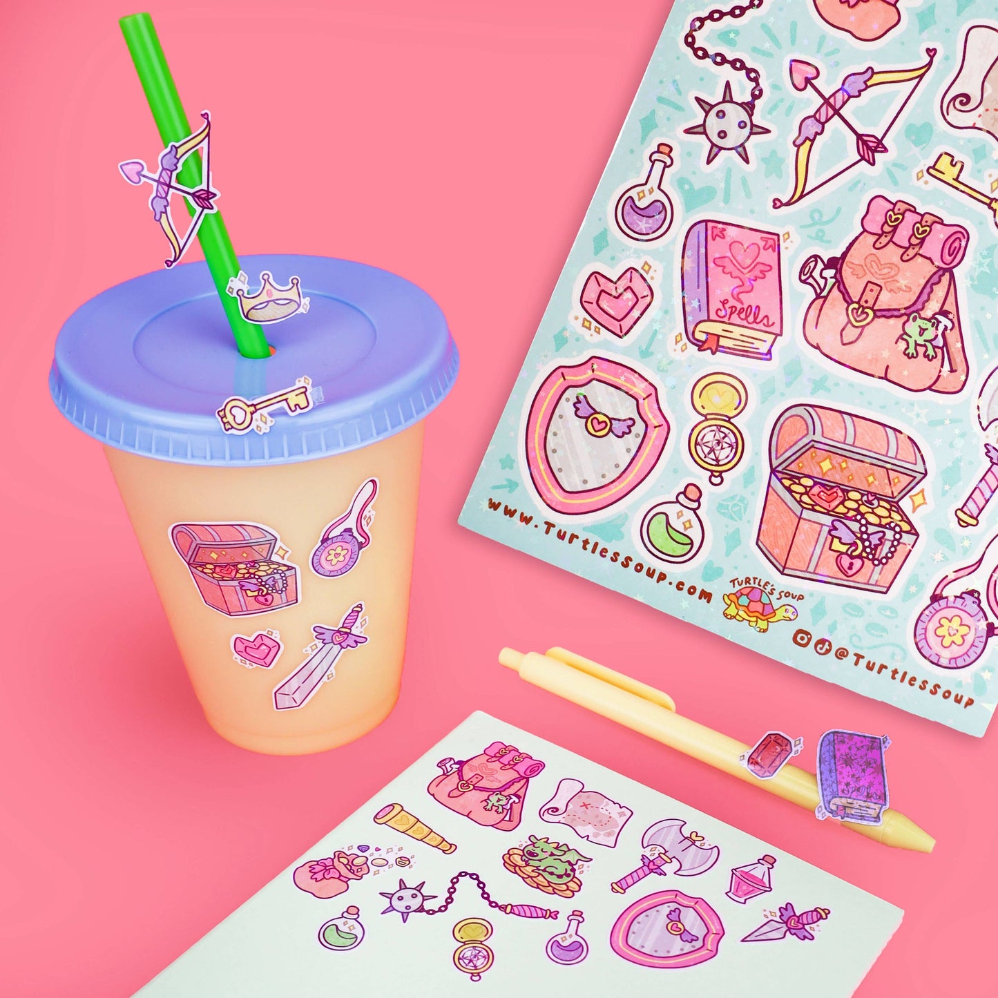 Medieval Dungeon Explorer Vinyl Sticker Sheet