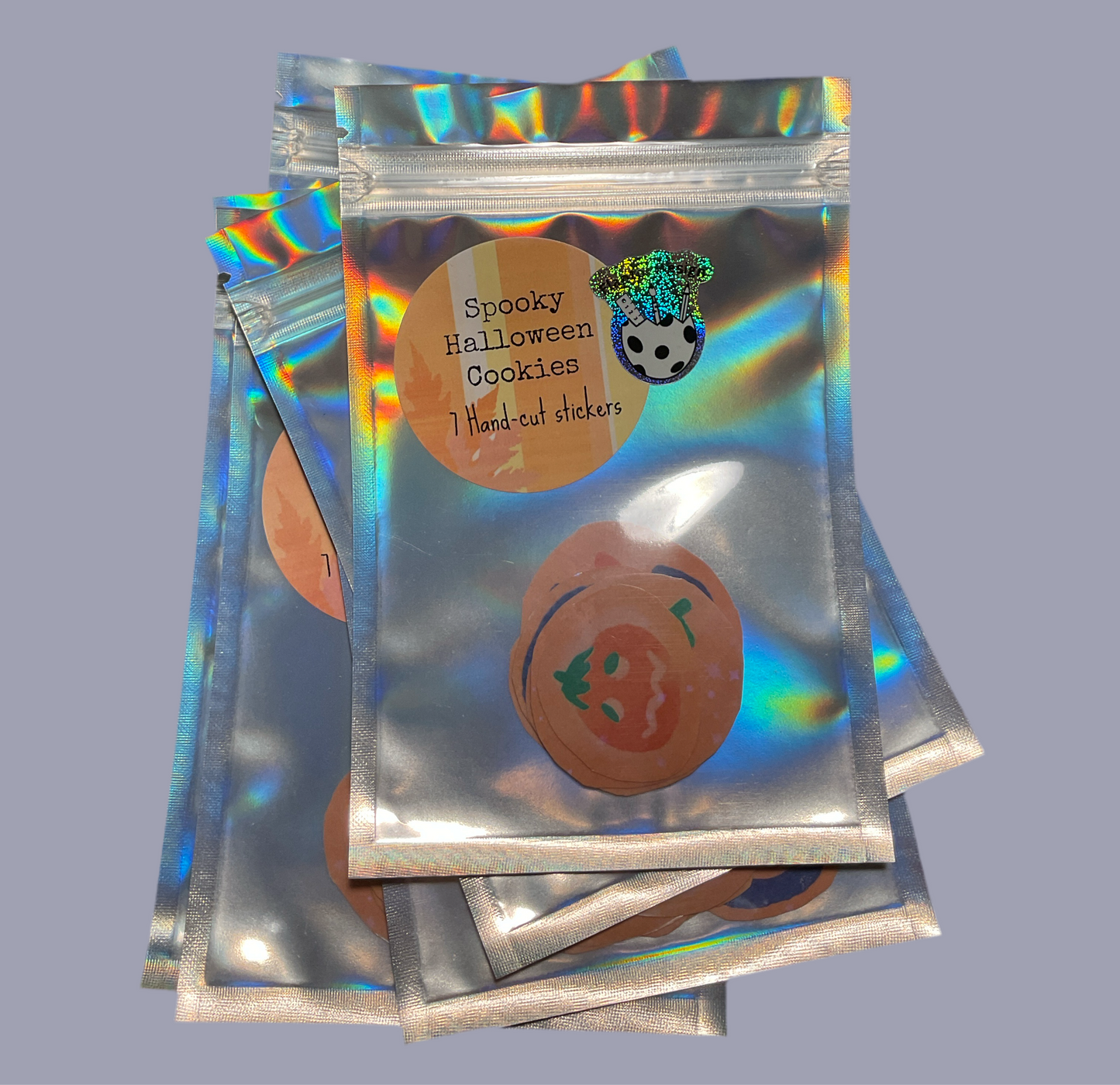 Spooky Halloween Cookie Stickers