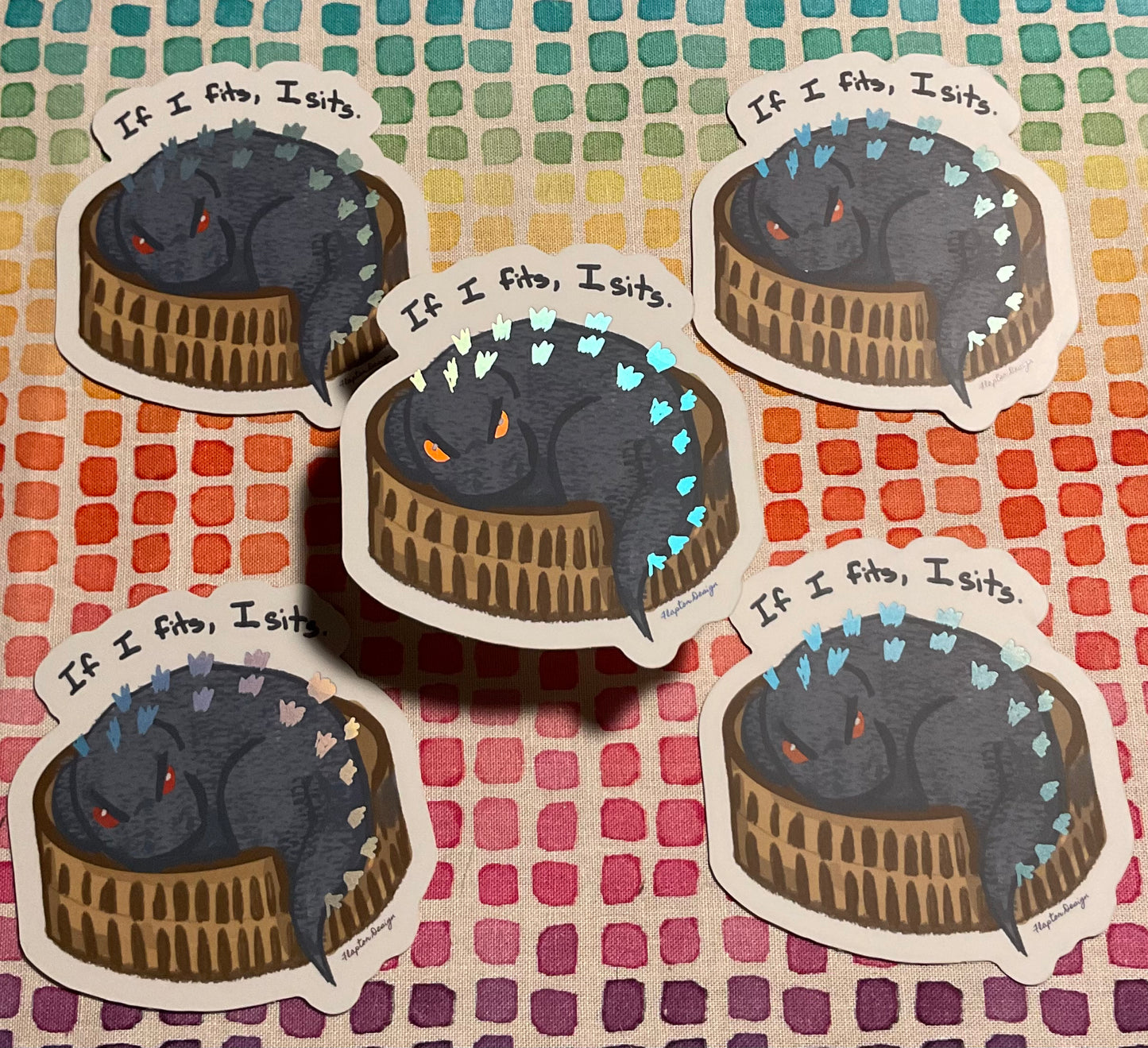 Kaiju Coliseum Holographic Sticker
