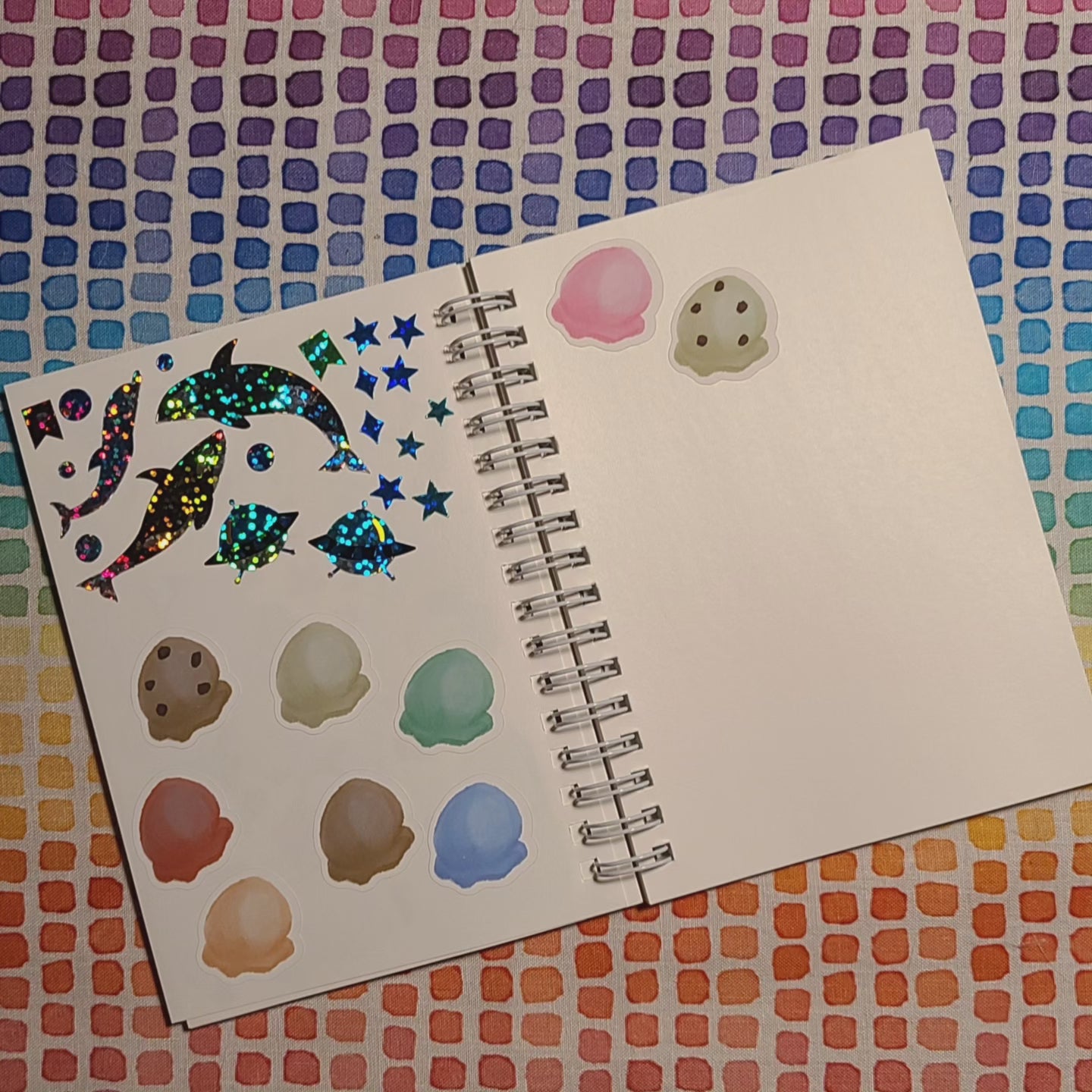 Rainbow Reusable Sticker Book