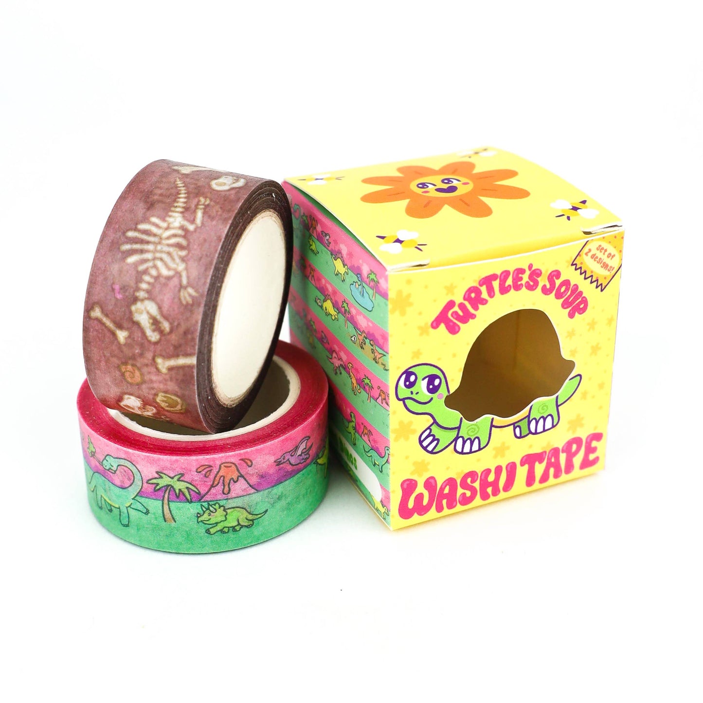 Dinosaur Pack Japanese Washi Masking Tape Box Set