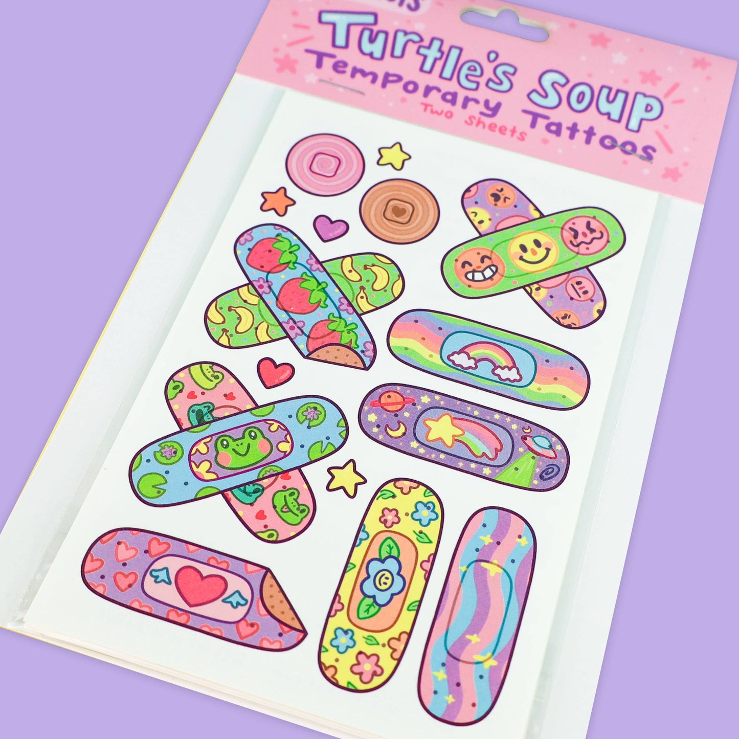 Happy Bandages Temporary Tattoo Festival Party Sheets