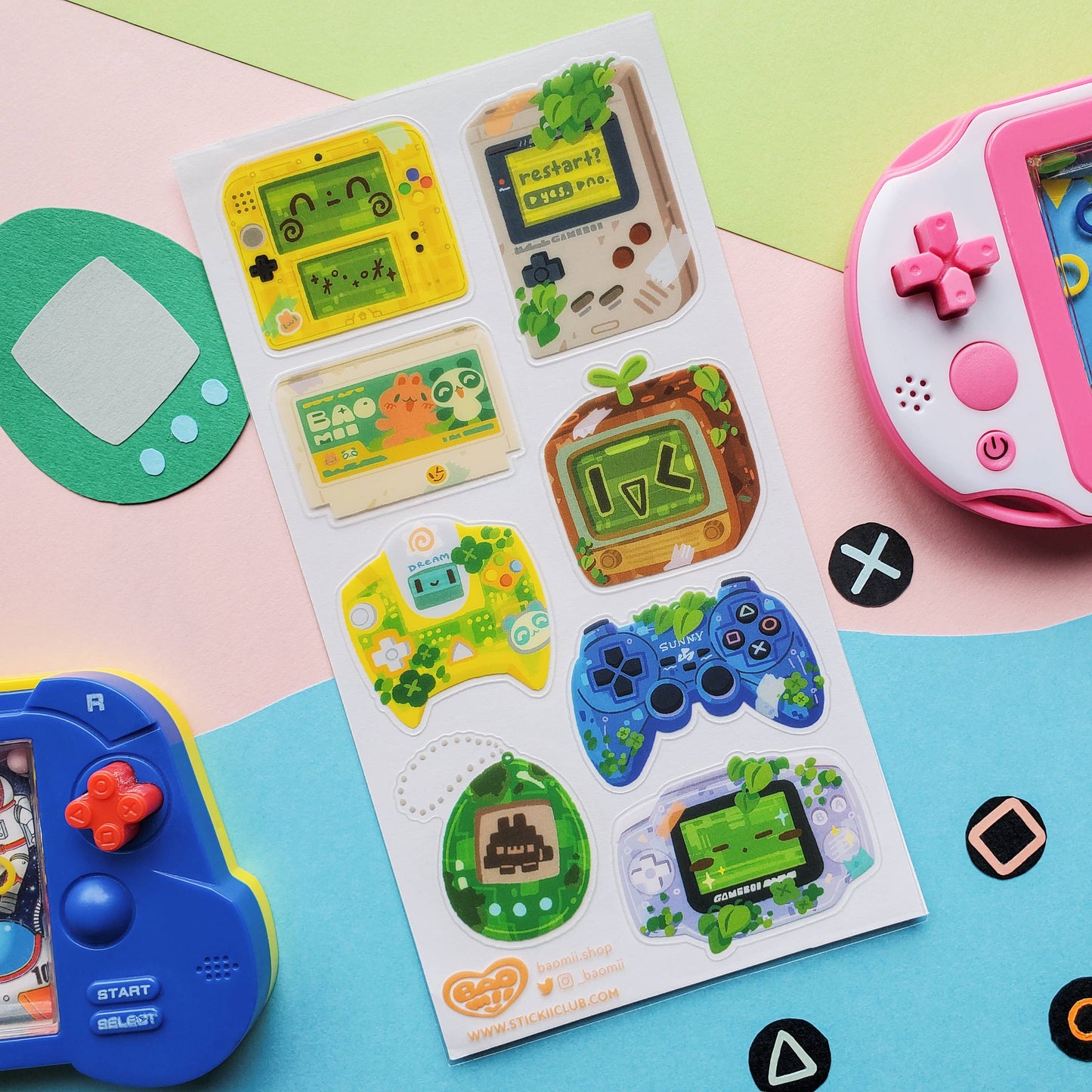 Video Game Fun Sticker Sheet