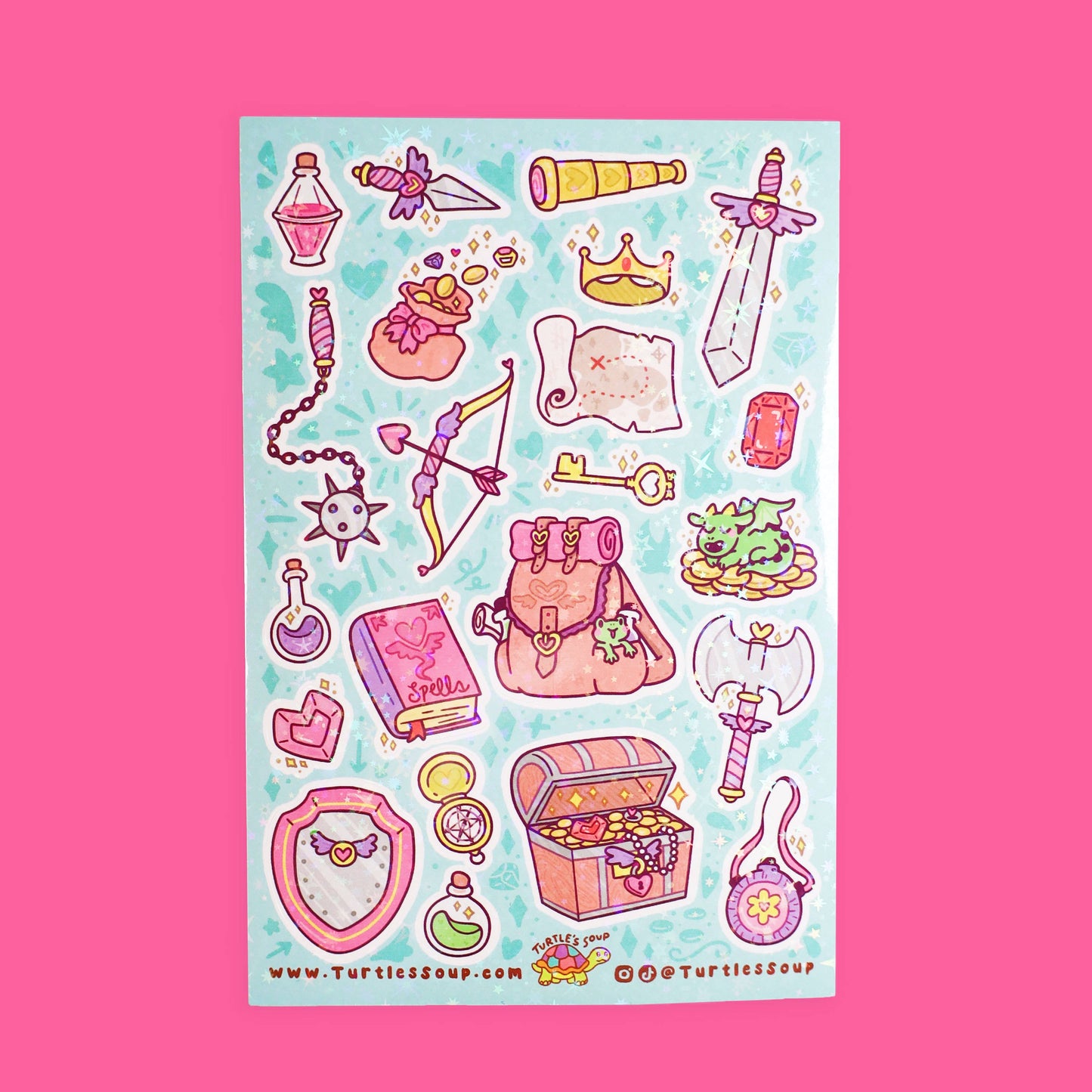 Medieval Dungeon Explorer Vinyl Sticker Sheet