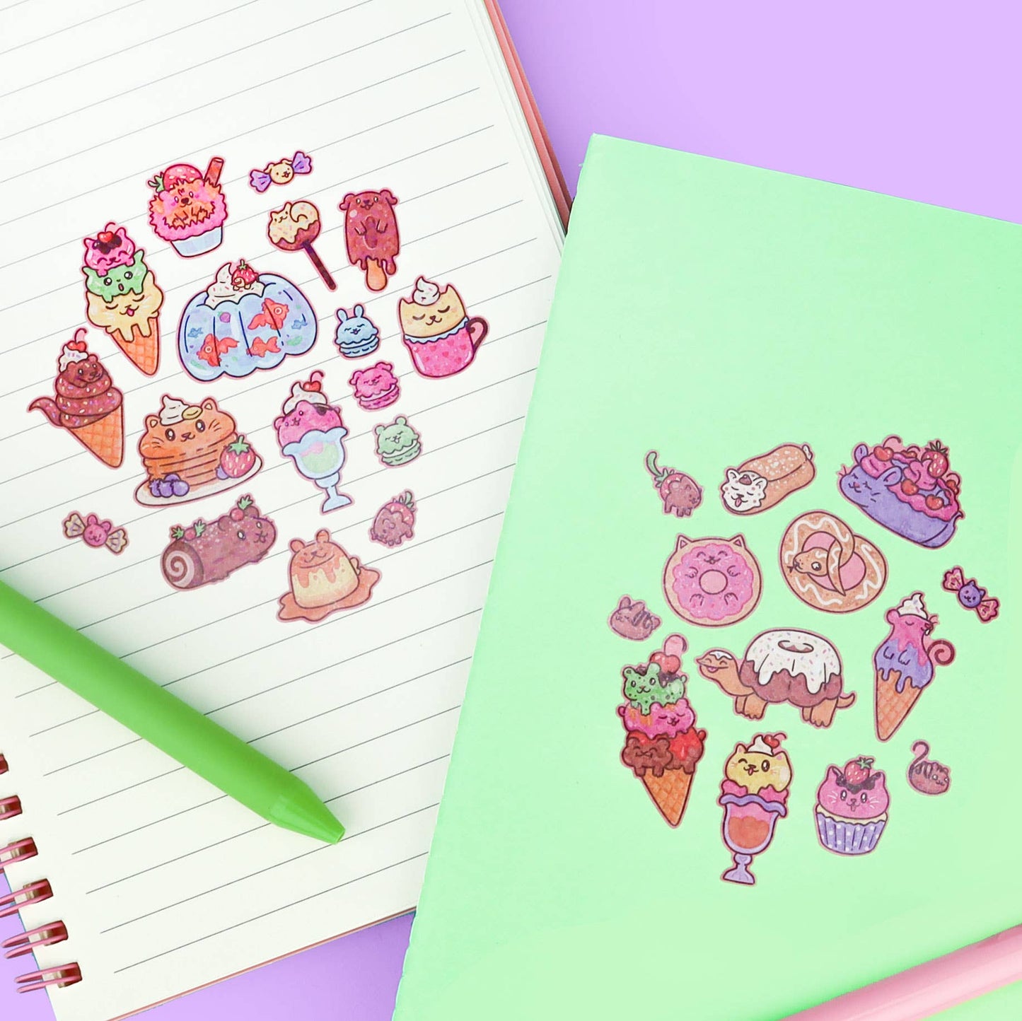 Sweet Pets Vinyl Sticker Sheet