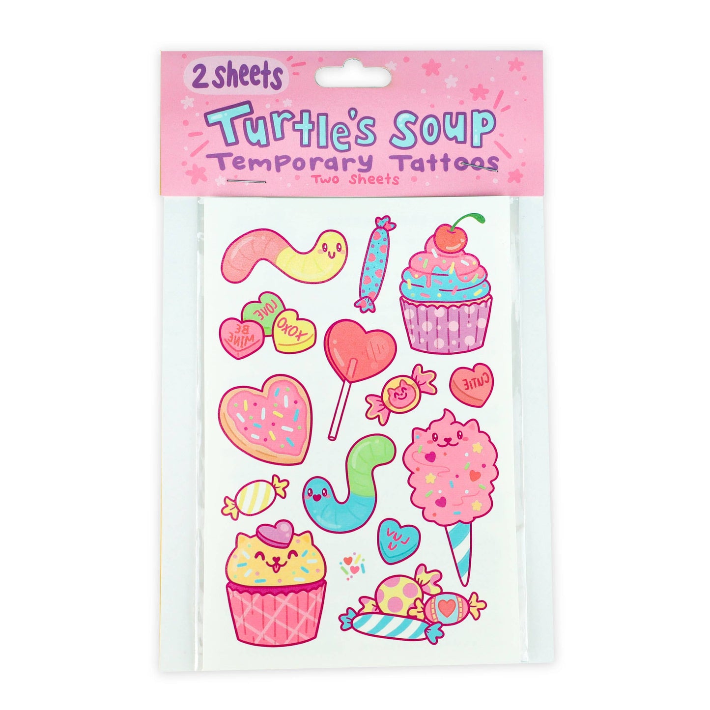 Sweet Treats Temporary Tattoo Sheets Festival Season