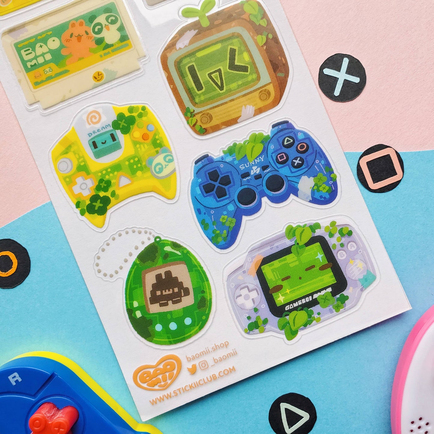 Video Game Fun Sticker Sheet