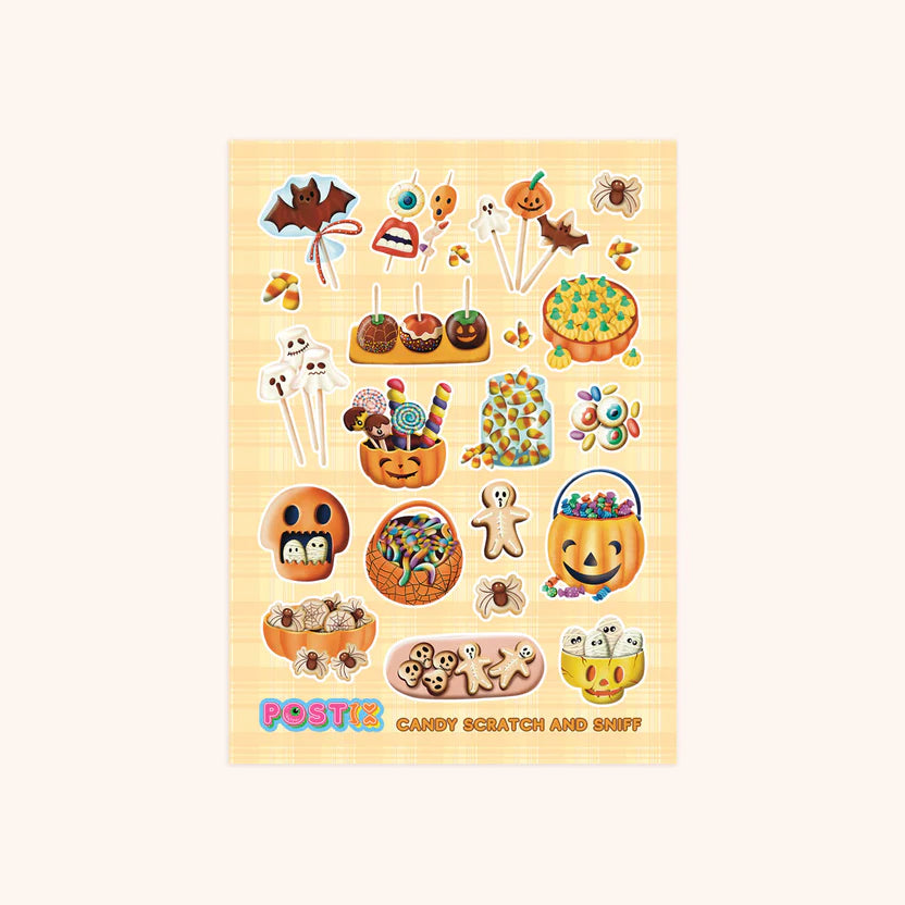 Trick 'n' Sweet Scratch n Sniff Stickers