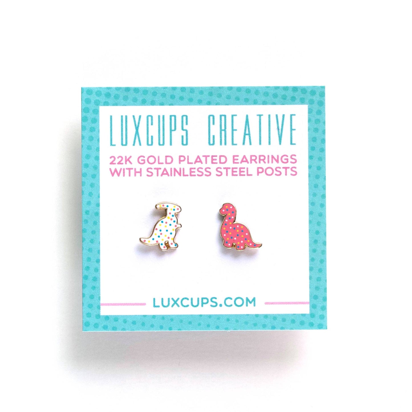 Dino Cookie Style Earrings