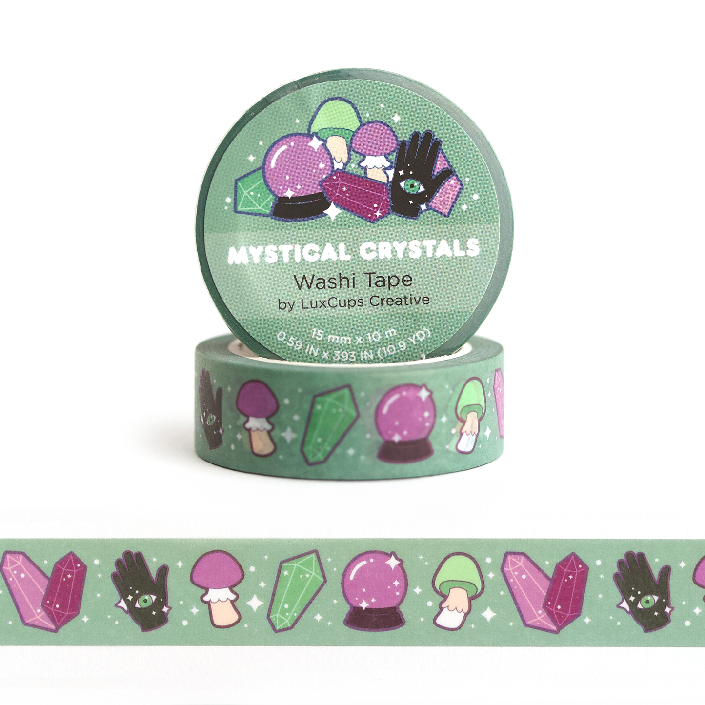 Mystical Crystals Washi Tape